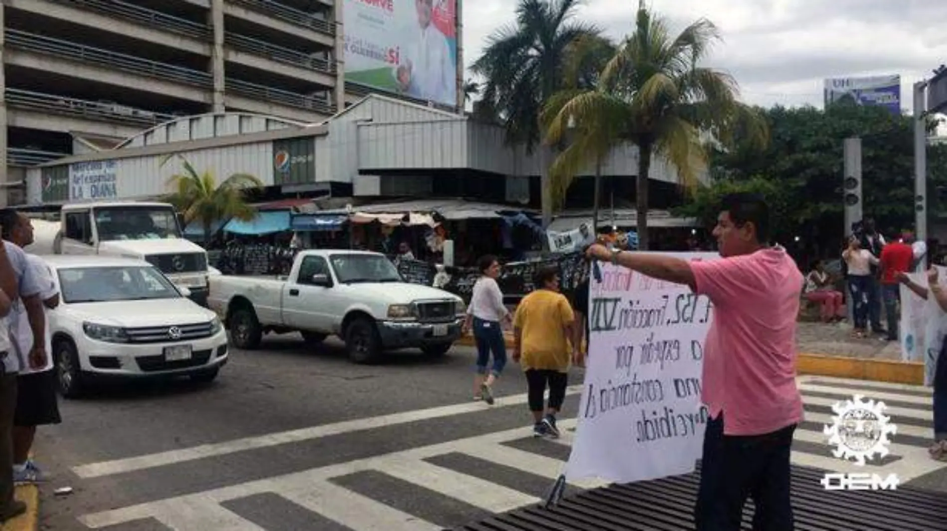 Acapulco - Protesta de manera de pacífica